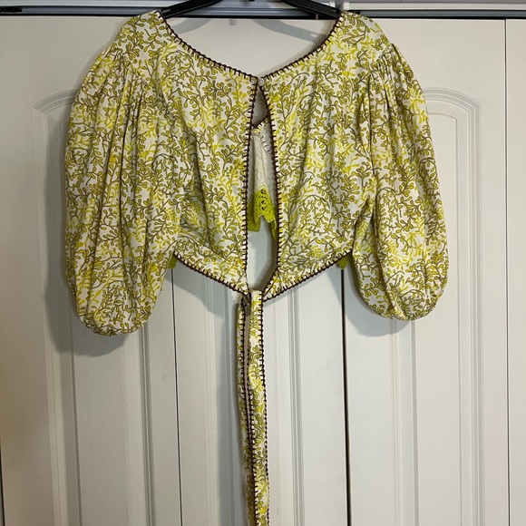 Anthropologie Let Me Be Lace Inset Blouse - Picture 6 of 10